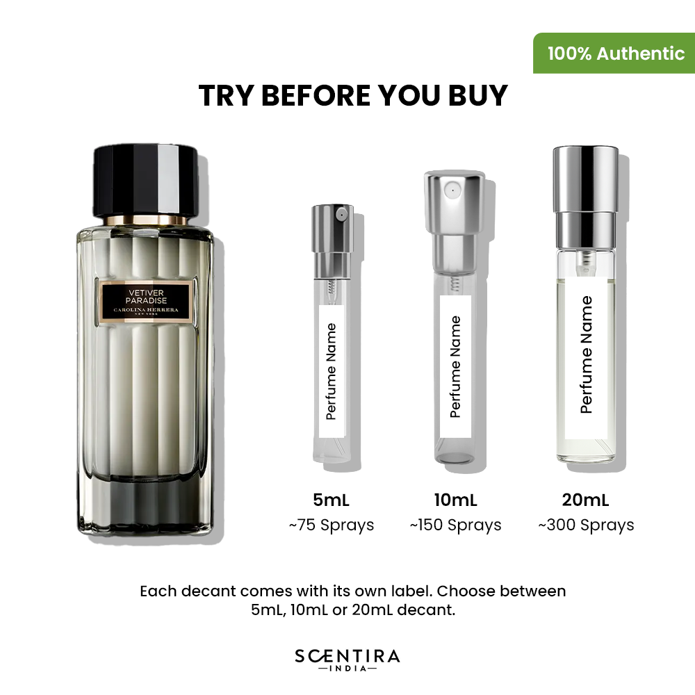 Buy Carolina Herrera Vetiver Paradise Eau de Parfum Online In India at Scentira