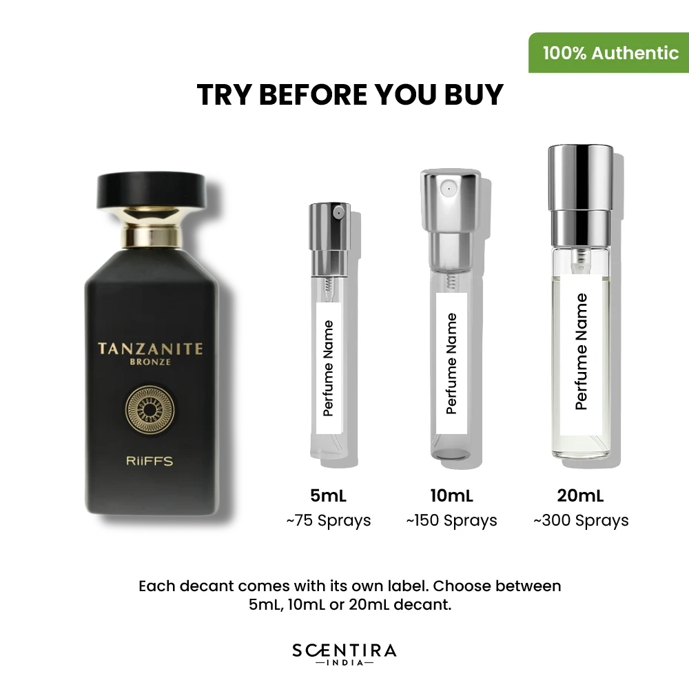 Buy Riiffs Tanzanite Bronze Eau de Parfum Online In India at Scentira at Scentira