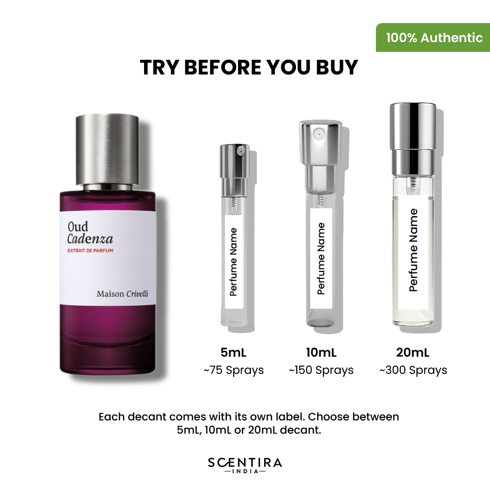 Buy Maison Crivelli Oud Cadenza Extrait de Parfum Online In India at Scentira at Scentira
