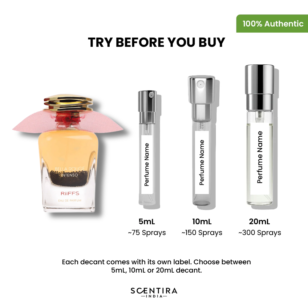 Buy Riiffs Bella Rouge Intenso Eau de Parfum Online In India at Scentira at Scentira