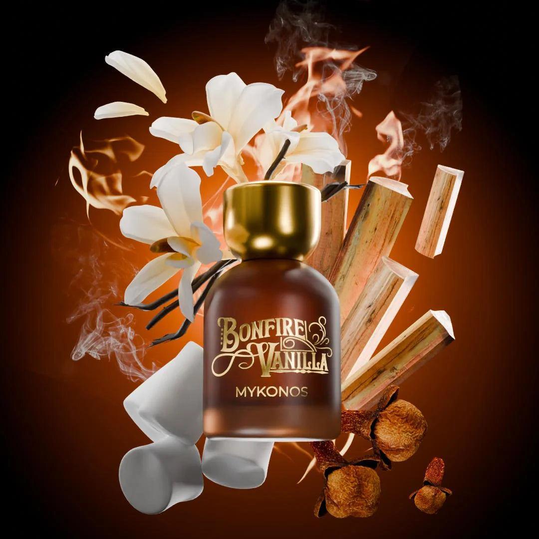 Buy Mykonos Bonfire Vanilla Extrait de Parfum Online In India at Scentira at Scentira