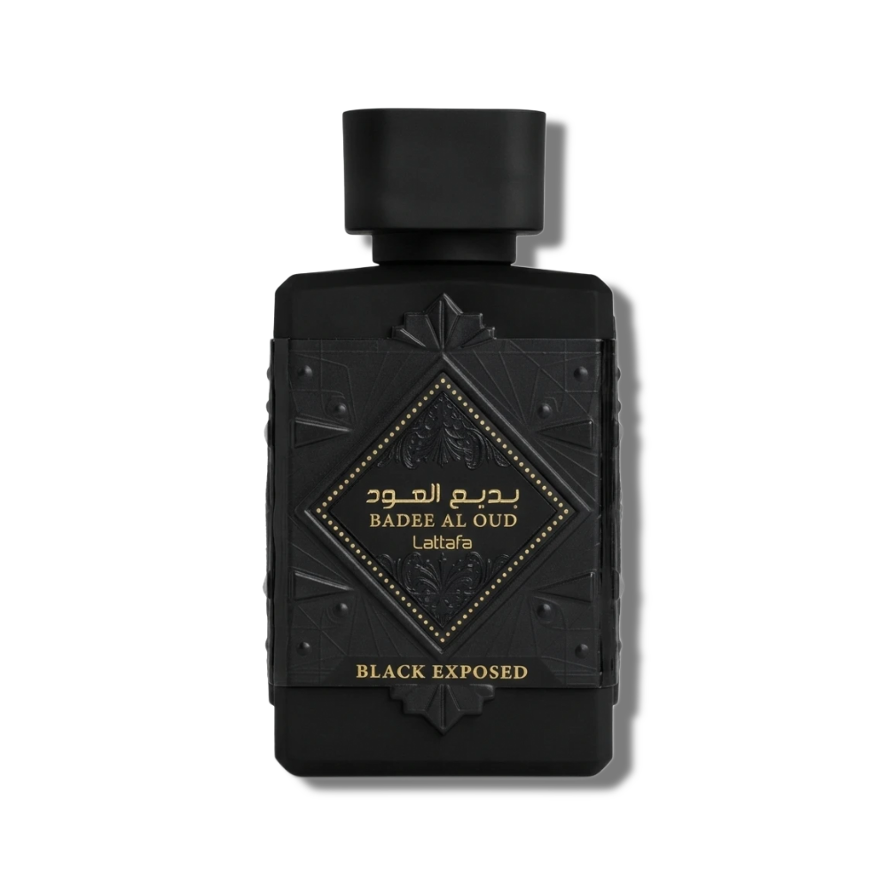 Buy Lattafa Bade'e Al Oud Black Exposed Eau de Parfum Online In India at Scentira at Scentira