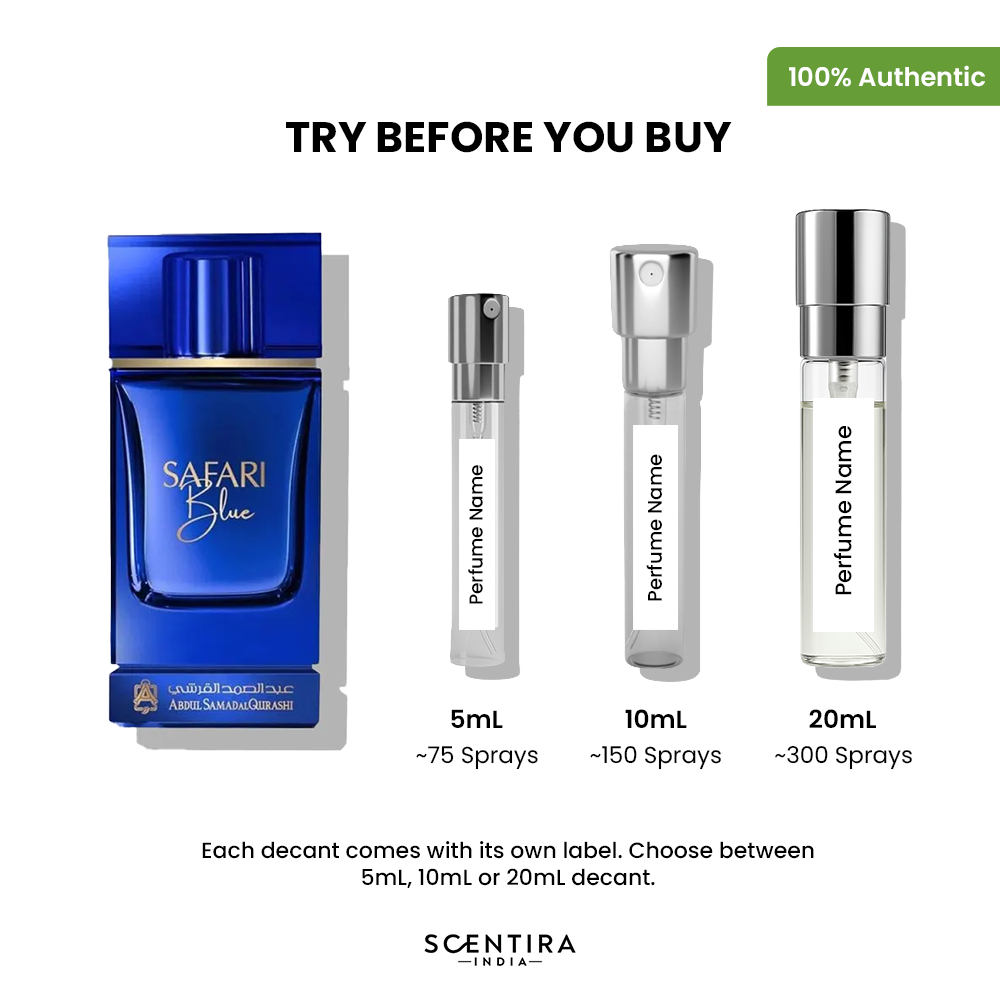 Buy Abdul Samad Al Qurashi Safari Blue Eau de Parfum Online In India at Scentira