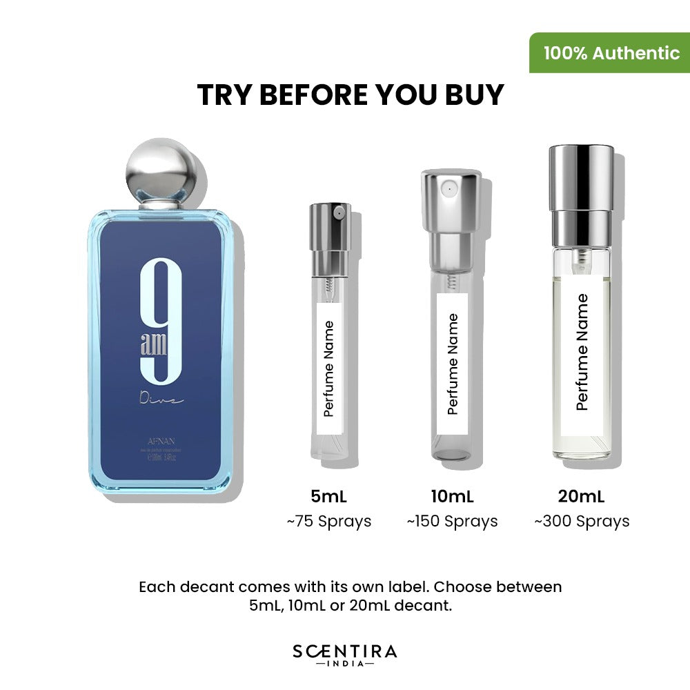 Buy Afnan 9AM Dive Eau de Parfum Online In India at Scentira