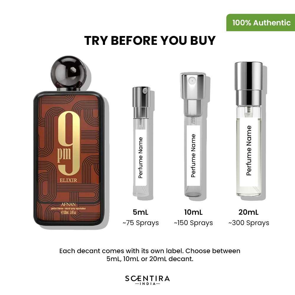 Buy Afnan 9PM Elixir Eau de Parfum Online In India at Scentira