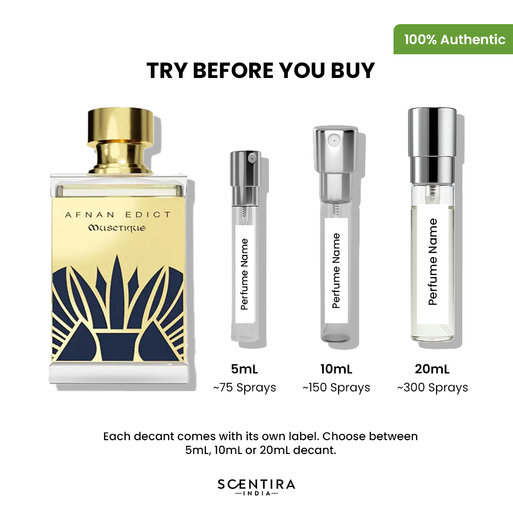 Buy Afnan Edict Musctique Extrait de Parfum Online In India at Scentira