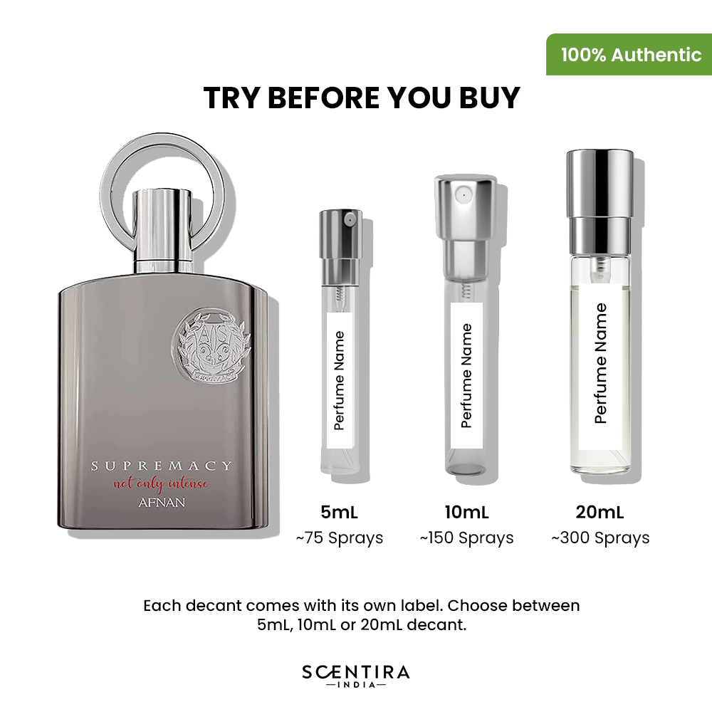 Buy Afnan Supremacy Not Only Intense Eau De Parfum Online In India at Scentira