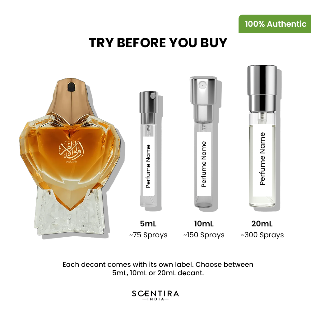 Buy Ahmed Al Maghribi Oulil Amr Eau de Parfum Online In India at Scentira