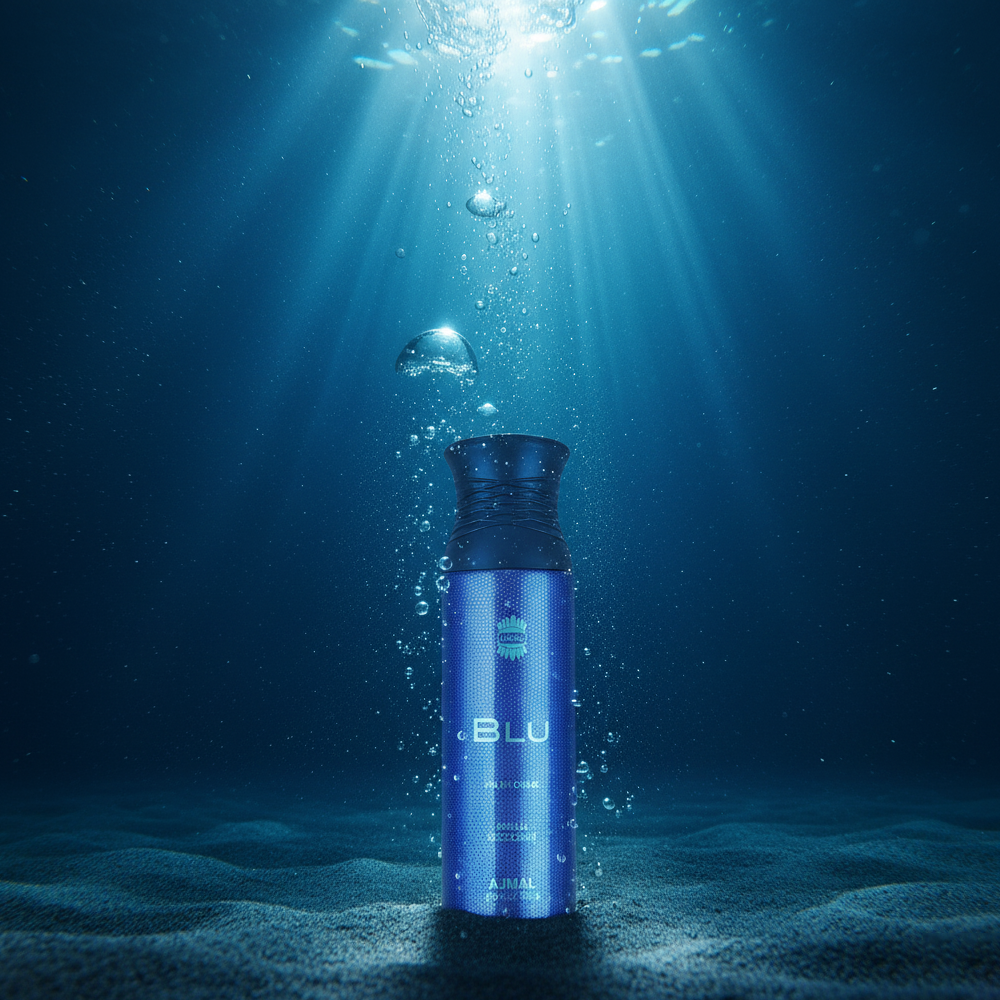 Buy Ajmal Blu Pour Homme Parfum Deodorant Online In India at Scentira
