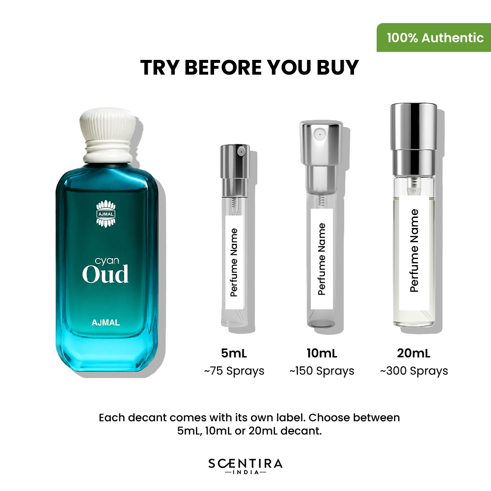 Buy Ajmal Cyan Oud Eau de Parfum Online In India at Scentira