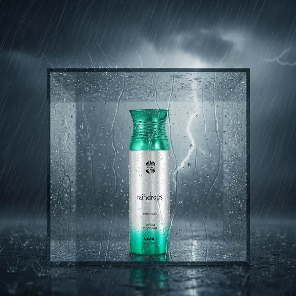 Buy Ajmal Raindrops Pour Femme Parfum Deodorant Online In India at Scentira