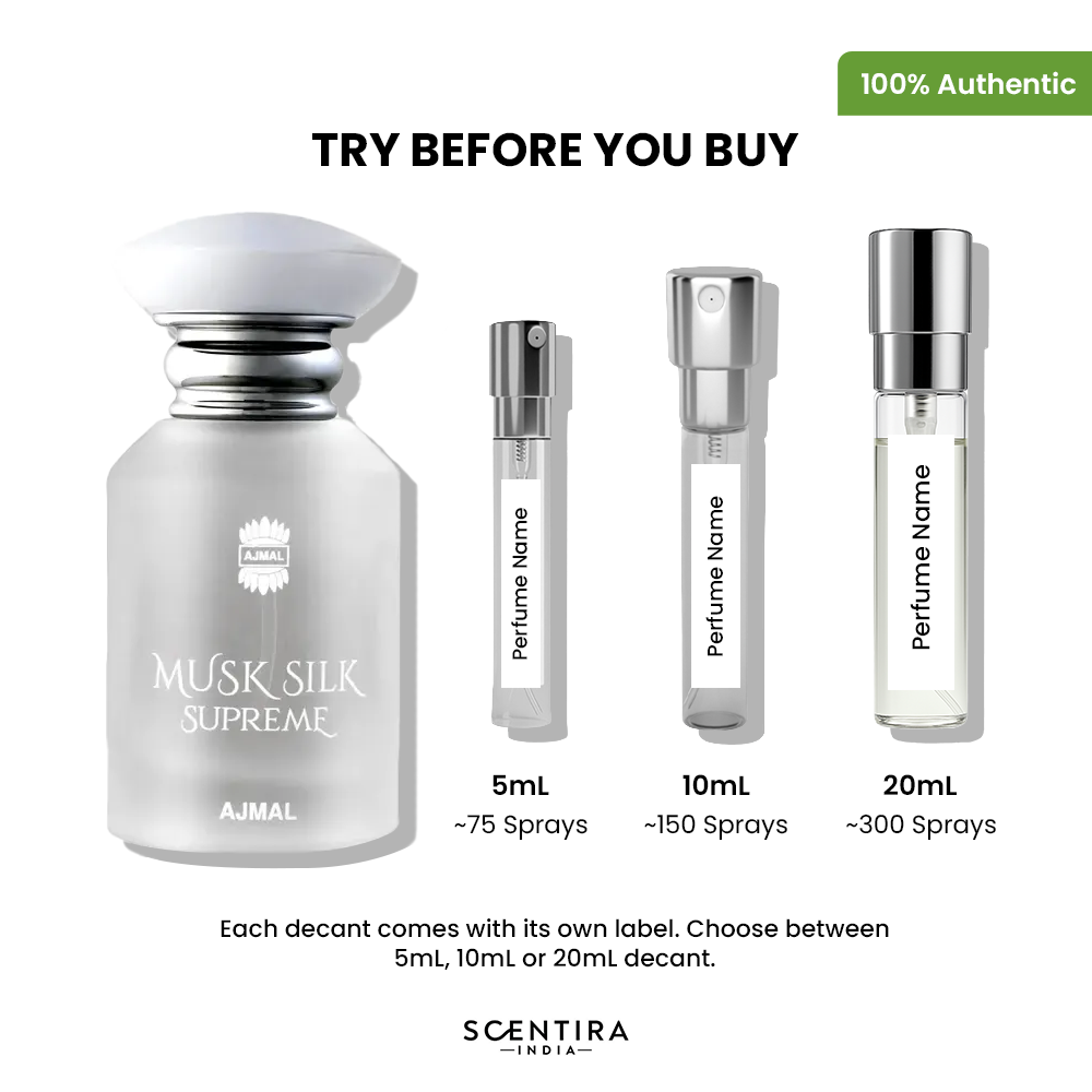 Buy Ajmal Musk Silk Supreme Eau de Parfum Online In India at Scentira