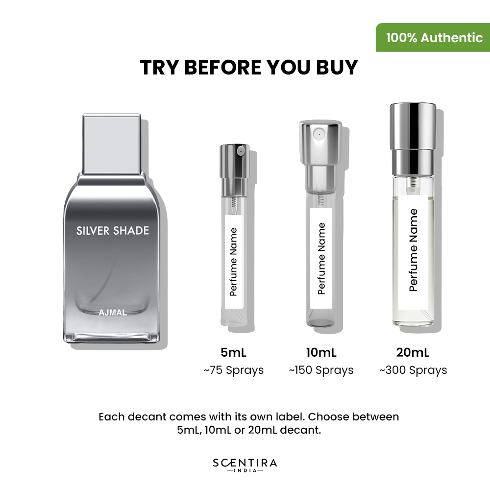 Buy Ajmal Silver Shade Eau De Parfum Online In India at Scentira