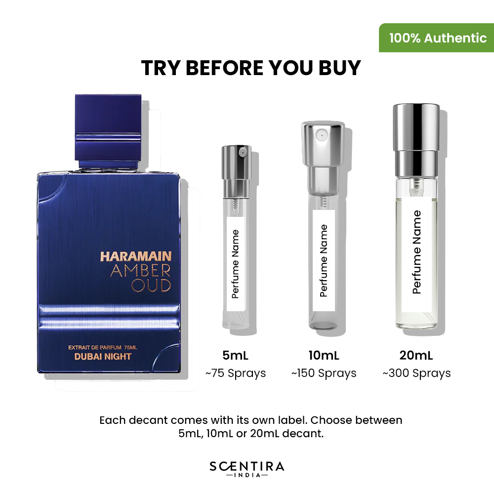 Buy Al Haramain Amber Oud Dubai Night Extrait de Parfum Online In India at Scentira