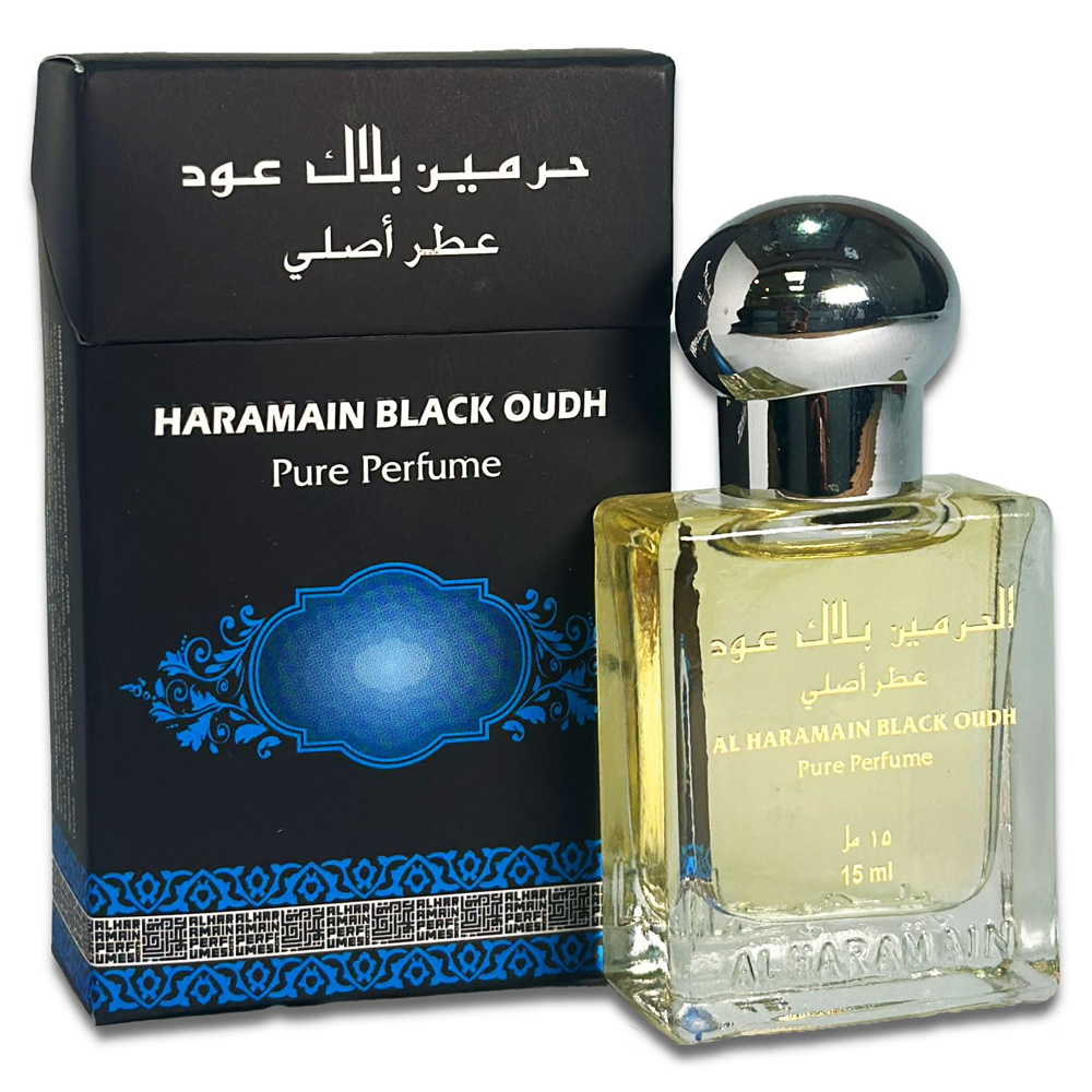 Buy Al Haramain Black Oud Attar Roll On Online In India at Scentira