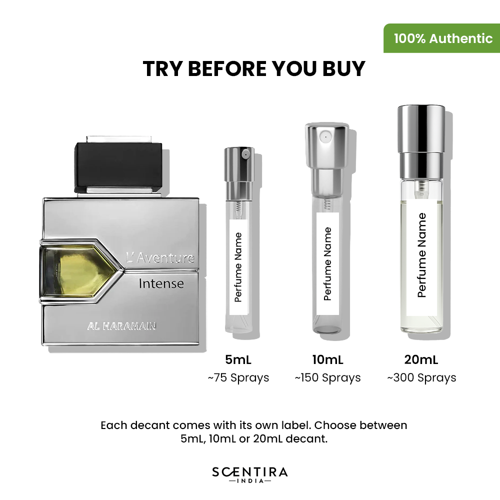 Buy Al Haramain L'Aventure Intense Eau de Parfum Online In India at Scentira