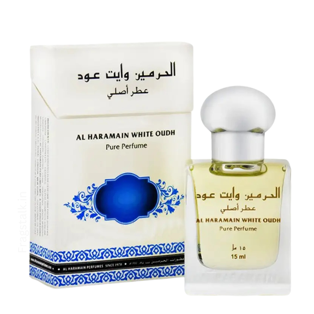 Buy Al Haramain White Oudh Attar Roll On Online In India at Scentira