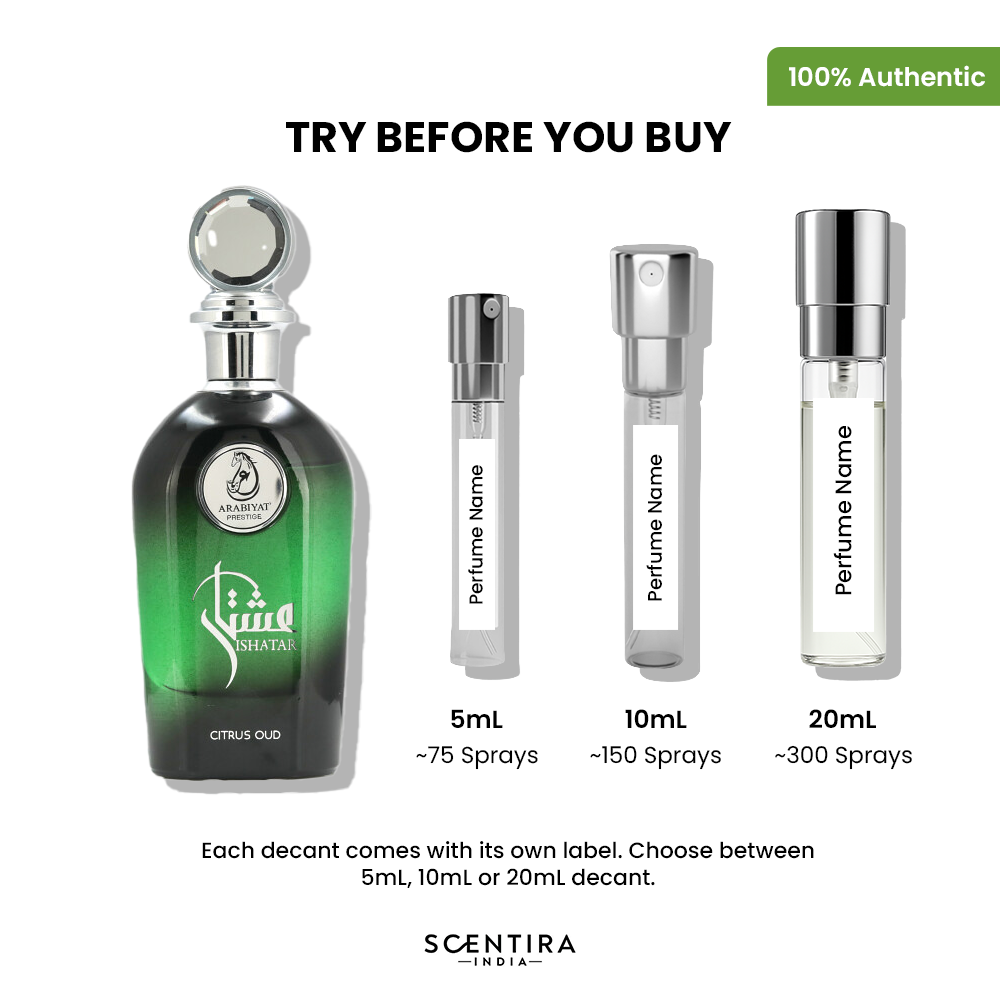 Buy Arabiyat Prestige Ishatar Citrus Oud Eau de Parfum Online In India at Scentira