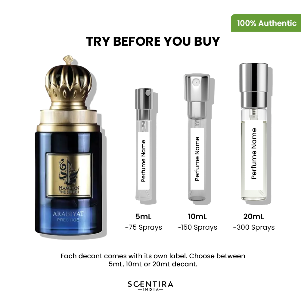Buy Arabiyat Prestige Hamdan The Sheikh Eau de Parfum Online In India at Scentira