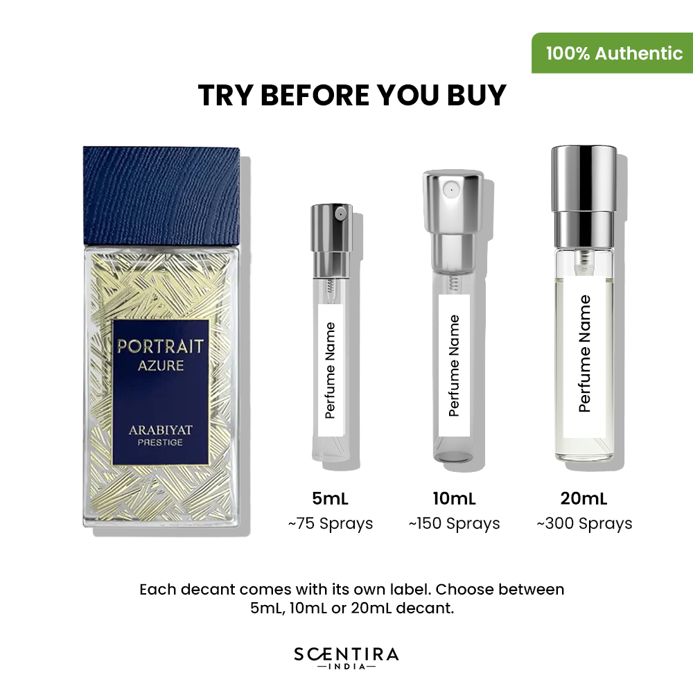 Buy Arabiyat Prestige Portrait Azure Eau De Parfum Online In India at Scentira