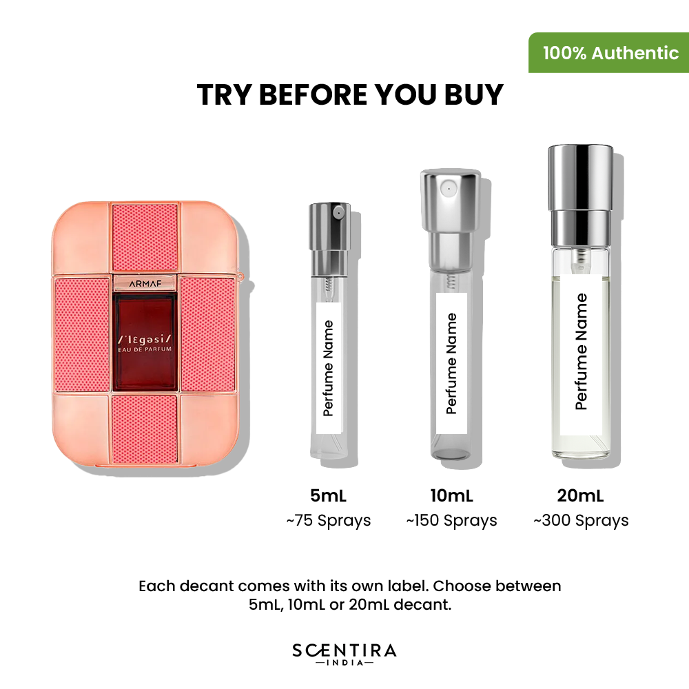 Buy Armaf Legesi Femme Eau de Parfum - Tester Sample (1.5mL) Online In India at Scentira