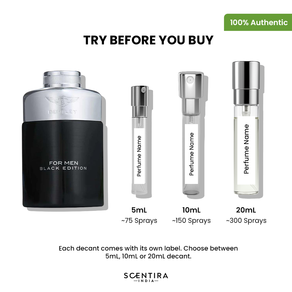 Buy Bentley Black Edition Eau De Parfum Online In India at Scentira