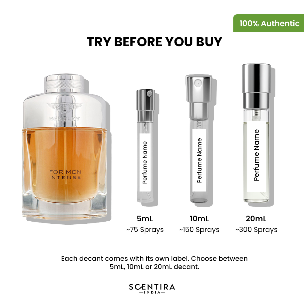 Buy Bentley Intense For Men Eau De Parfum Online In India at Scentira