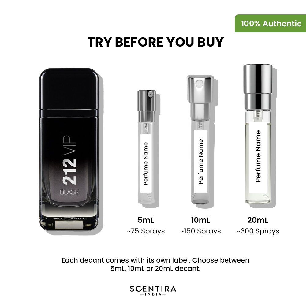 Buy Carolina Herrera 212 VIP Black Eau De Parfum Online In India at Scentira