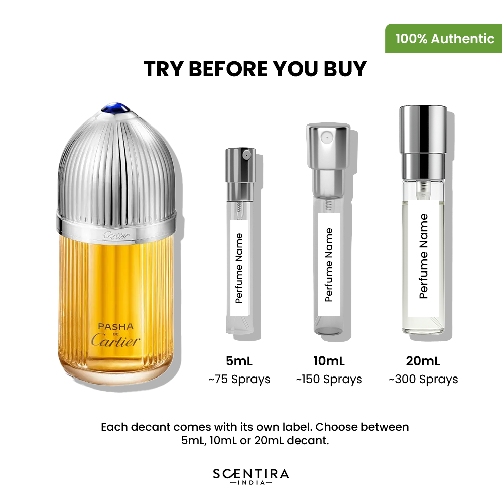 Buy Cartier Pasha de Cartier Parfum Online In India at Scentira