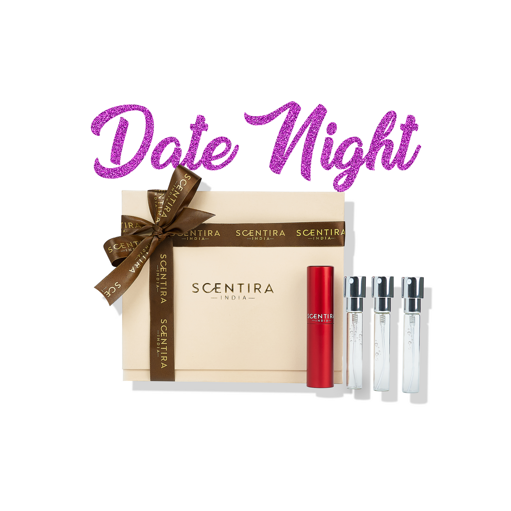 Women Date Night Discovery Set - Maison Margiela Replica By The Fireplace, Ysl Black Opium Intense, Montael Intense Cafe - Buy Discovery Gift Sets Perfumes Online In India at Scentira