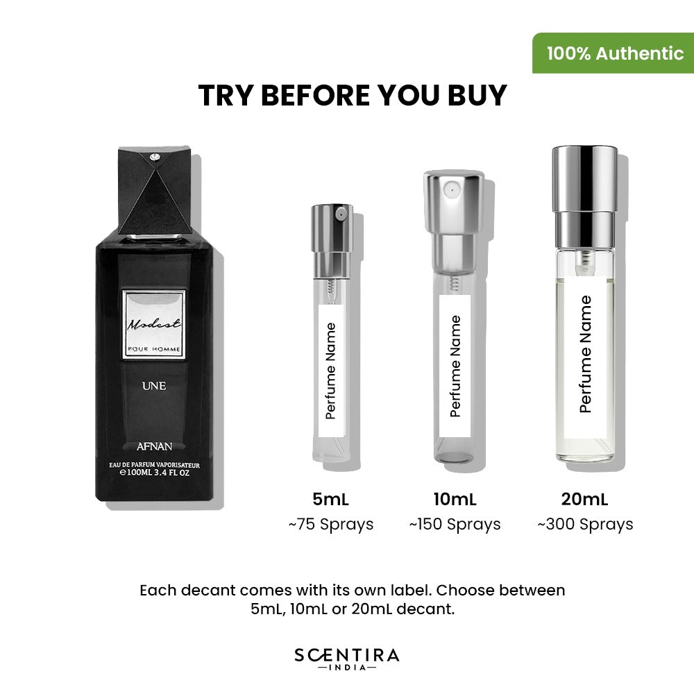 Buy Afnan  Modest Une Eau de Parfum Online In India at Scentira
