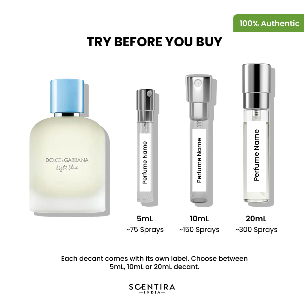 Buy Dolce & Gabbana Light Blue Eau De Toilette for Men (2025 Launch) Online In India at Scentira