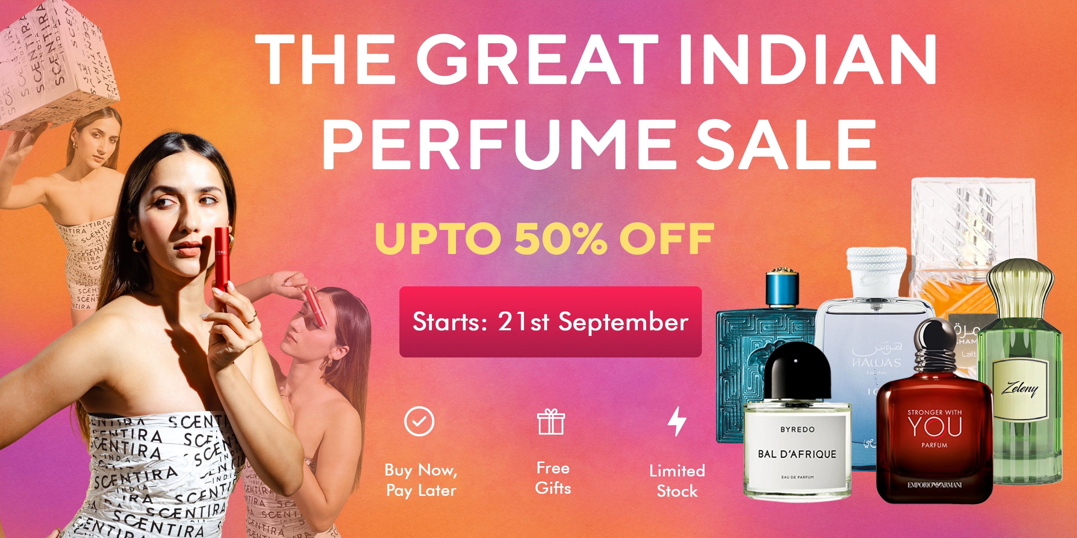 Buy Perfumes Online for men and women In India at Scentira