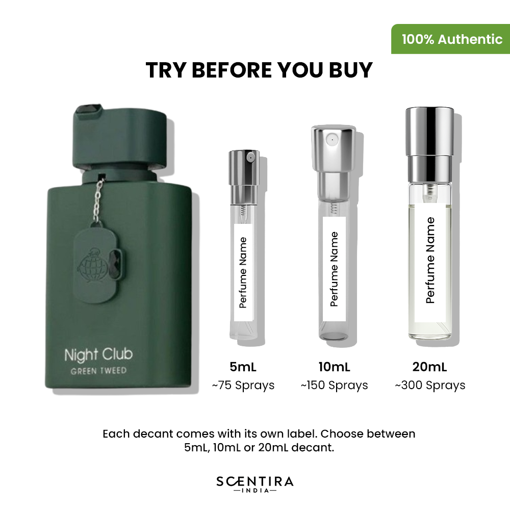 Buy Fragrance World Night Club Green Tweed Eau de Parfum Online In India at Scentira
