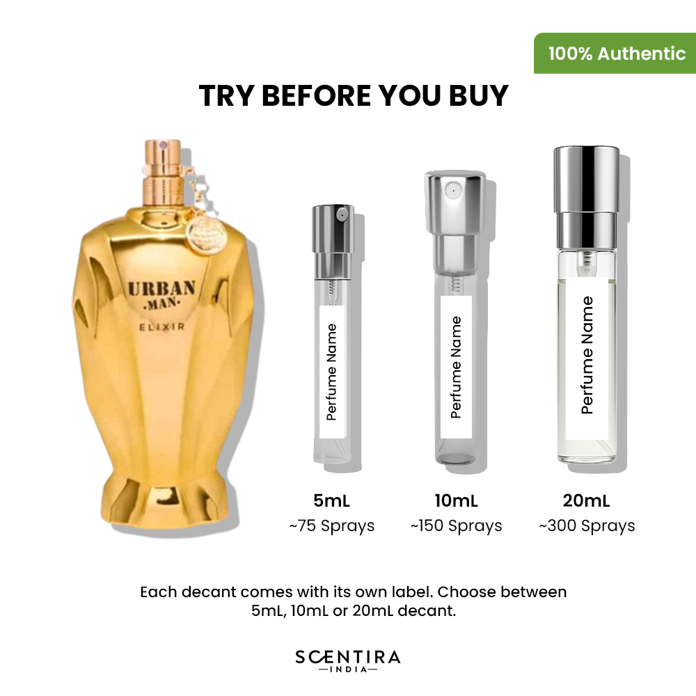 Buy Fragrance World Urban Man Elixir Eau de Parfum Online In India at Scentira