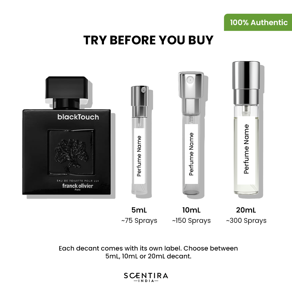 Buy Franck Olivier Black Touch Eau De Toilette Online In India at Scentira