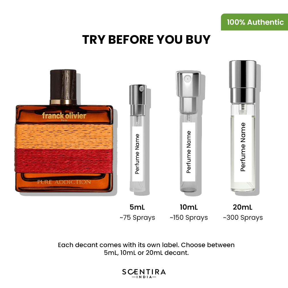 Buy Franck Olivier Pure Addiction Eau de Parfum Online In India at Scentira