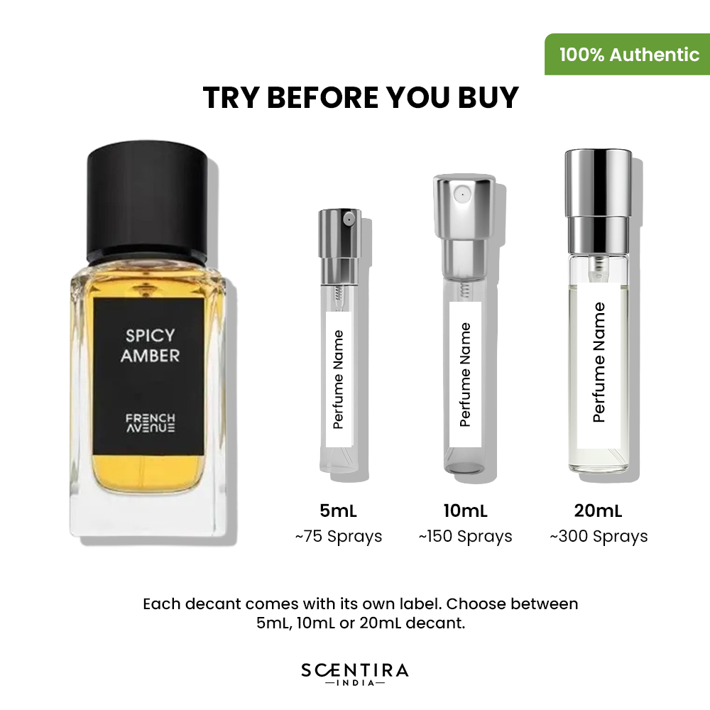 Buy French Avenue Spicy Amber Eau de Parfum Online In India at Scentira