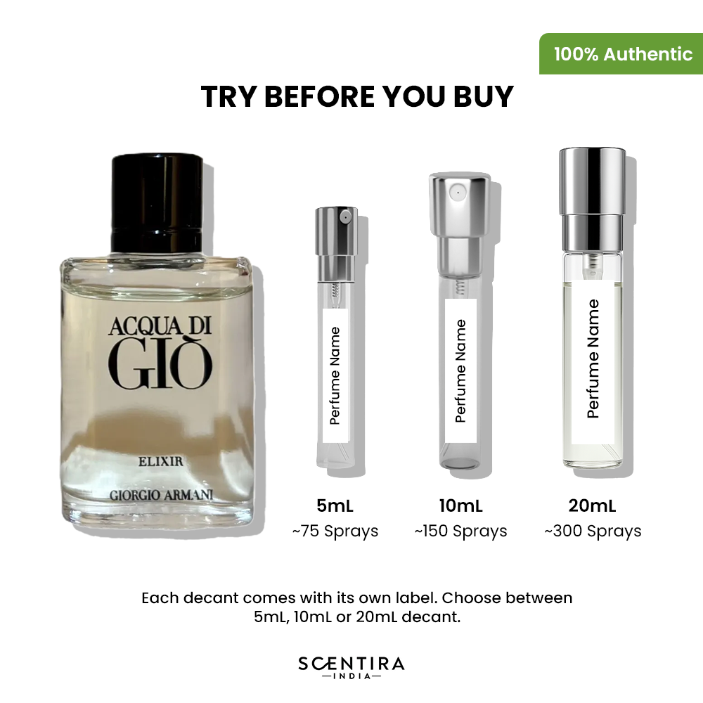 Buy Giorgio Armani Acqua di Giò Elixir for Men Parfum Online In India at Scentira