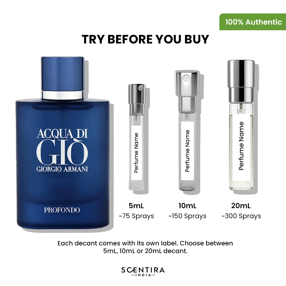 Buy Giorgio Armani Profondo Eau De Parfum Online in India
