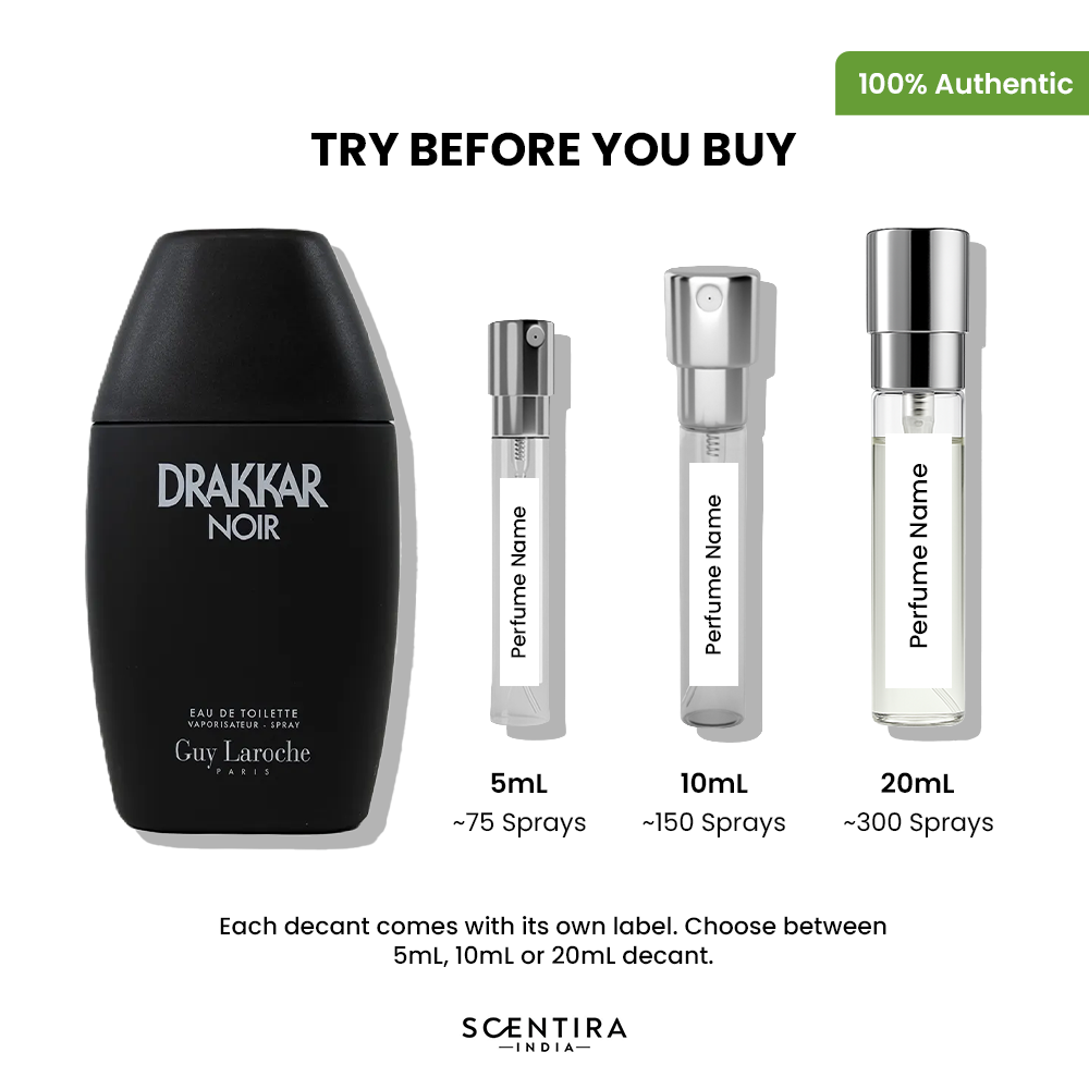 Buy Guy Laroche Drakkar Noir Eau De Toilette For Men Online In India at Scentira