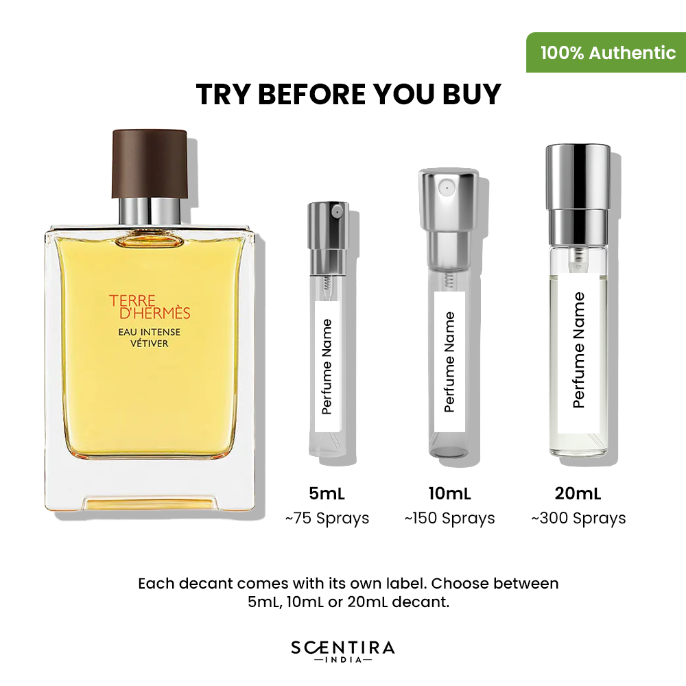 Buy Hermes Terre D'hermes Eau Intense Vetiver Eau De Parfum Online In India at Scentira