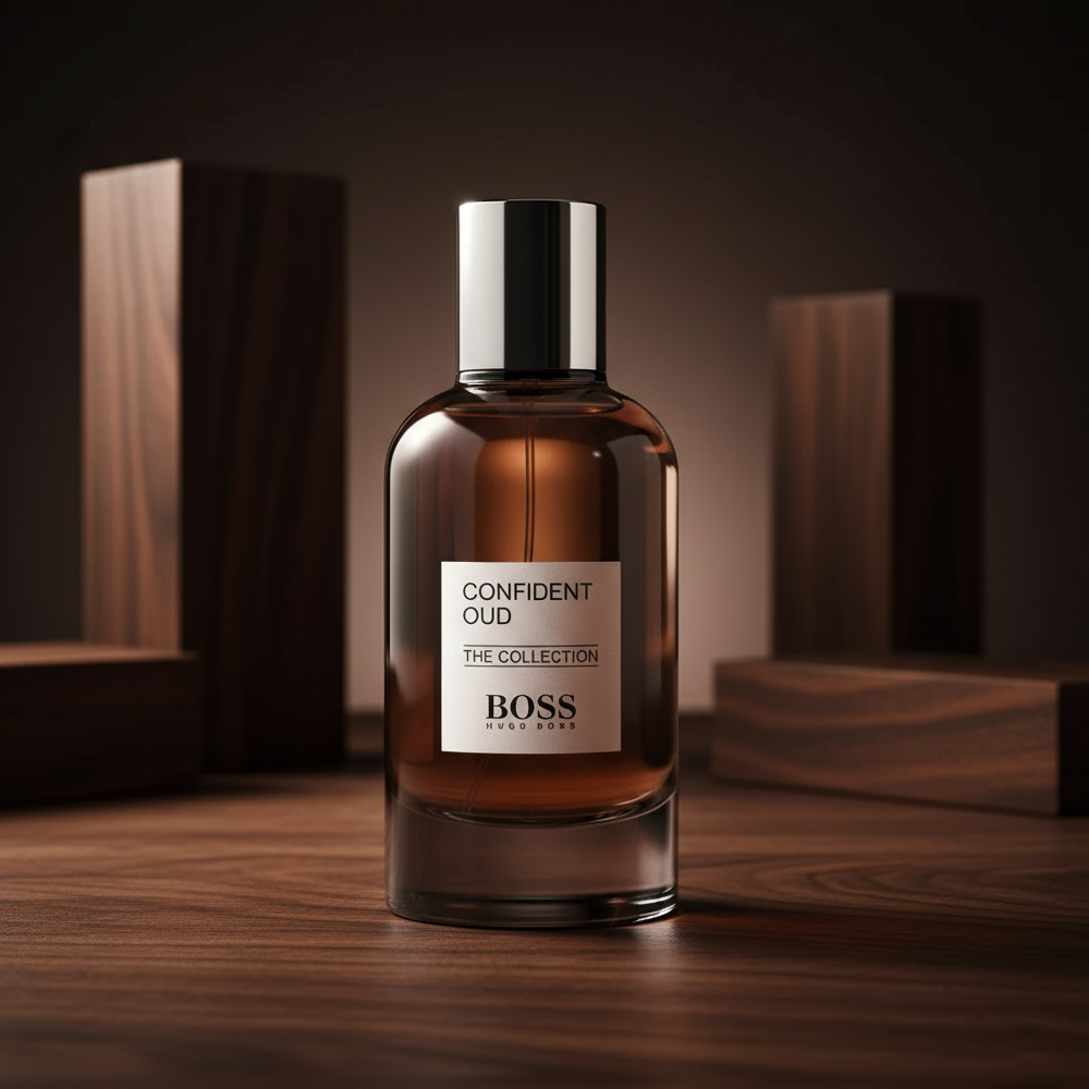 Buy Hugo Boss The Collection Confident Oud Eau de Parfum Intense Online In India at Scentira