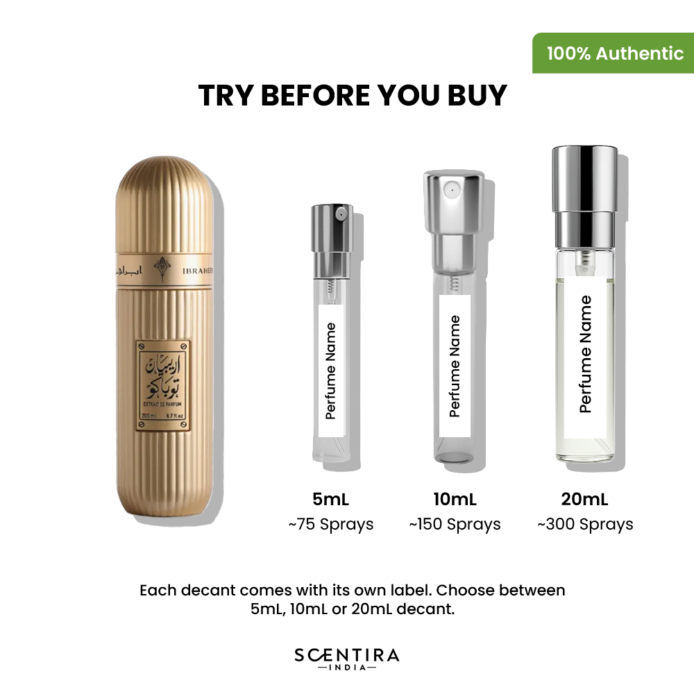 Buy Ibraheem Al Qurashi Arabian Tobacco Extrait de Parfum Online In India at Scentira