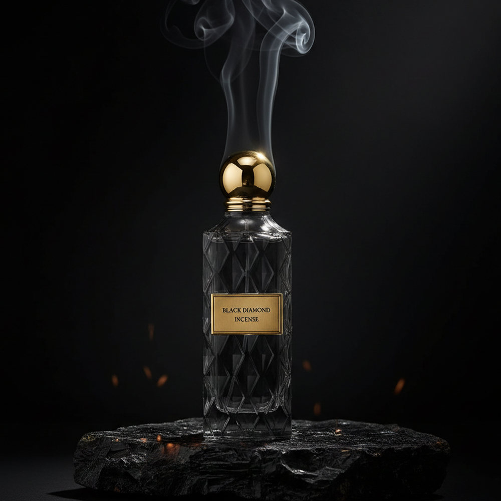 Buy Ibraheem Al Qurashi Black Diamond Incense Eau De Parfum Online In India at Scentira