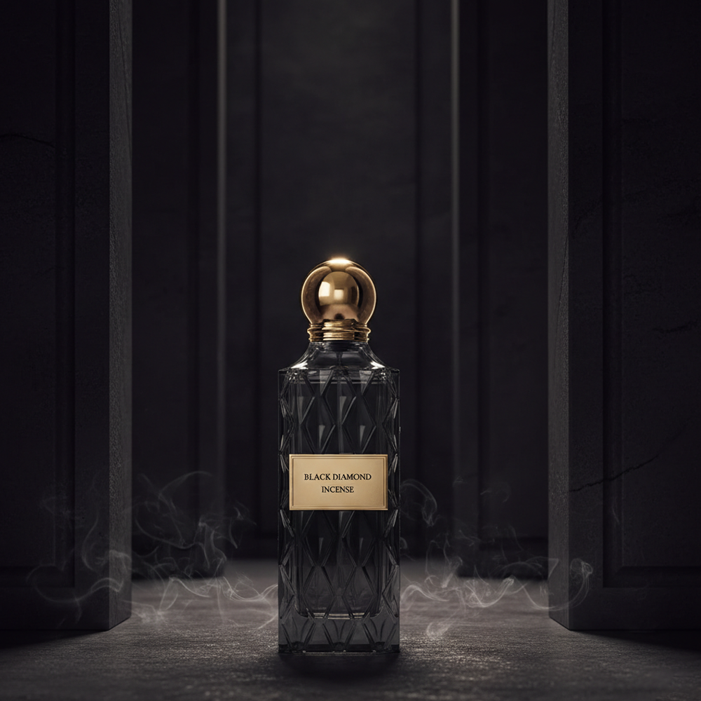 Buy Ibraheem Al Qurashi Black Diamond Incense Eau De Parfum Online In India at Scentira