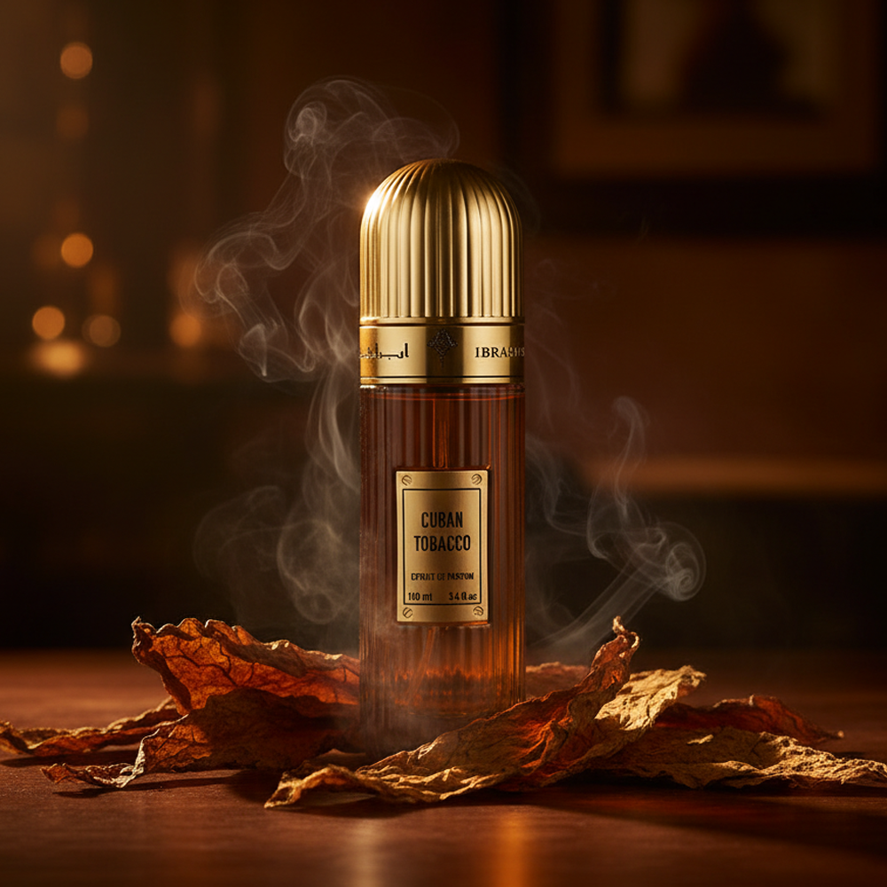 Buy Ibraheem Al Qurashi Cuban Tobacco Extrait de Parfum Online In India at Scentira