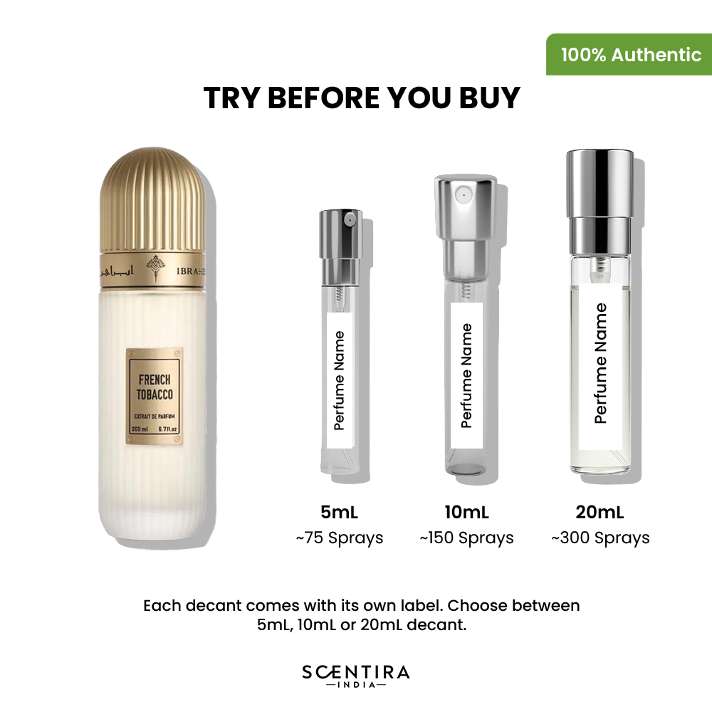Buy Ibraheem Al Qurashi French Tobacco Extrait de Parfum Online In India at Scentira