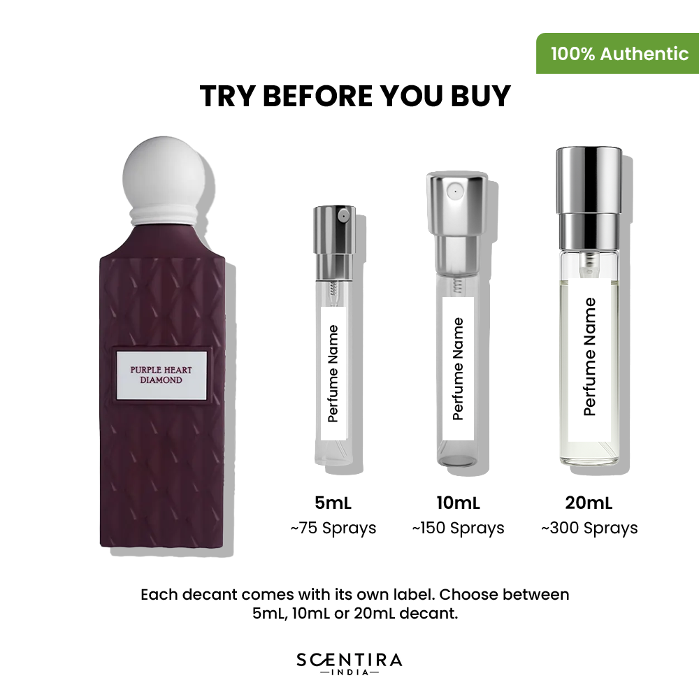 Buy Ibraheem Al Qurashi Purple Heart Diamond Eau De Parfum Online In India at Scentira