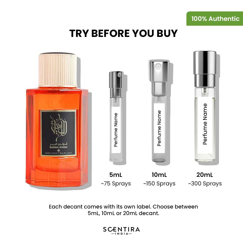 Buy Ibrahim Al Quraishi Golden Amber Eau de Parfum Online In India at Scentira